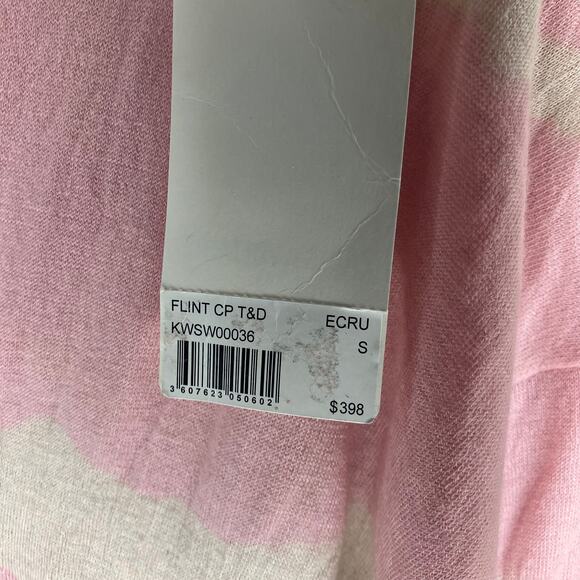 NWT ZADIG & VOLTAIRE Flint Tie Dye Cashmere Sweater Pink Small - Picture 6 of 7